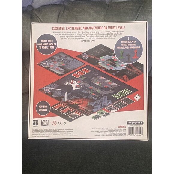 Die Hard The Nakatomi Heist Board Game AGE 15 Plus New - Picture 2 of 4